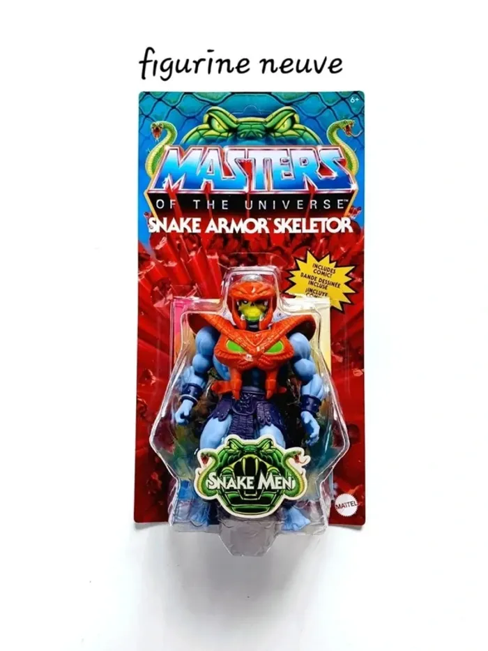 Figurine Snake Armor Skeletor Masters of the Universe Origins Mattel 14 cm