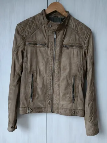 Veste cuir Devred Taille S