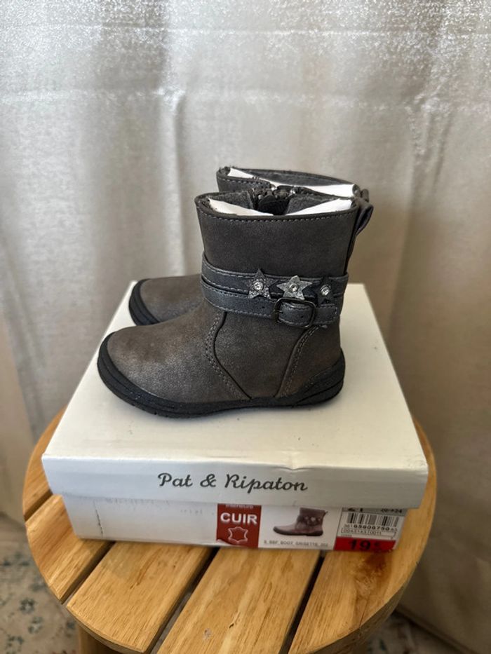 Bottines fille Pat & Ripaton neuves avec étiquette - Pointure 21 - photo numéro 5