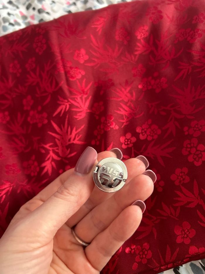 Bague boule avec photo et miroir Miss60