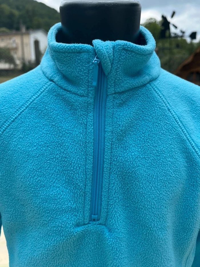 Veste polaire it’s turquoise taille 6 ans - photo numéro 3