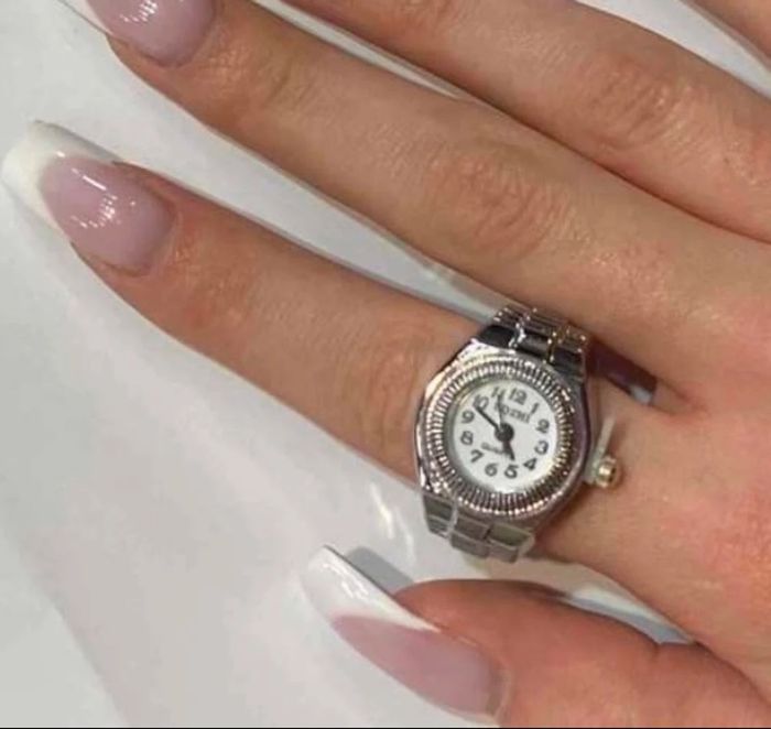 Bague Montre fonctionnelle inoxydable