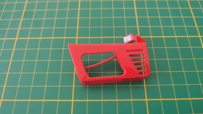 Intérieur porte gauche rétroviseur pièce détachée miniature Burago Bburago Ferrari F40 1/18 1/18e 1/ - photo numéro 2