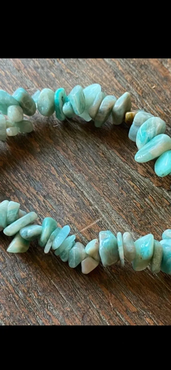 Magnifique bracelet taille élastique, en pierres - photo numéro 2