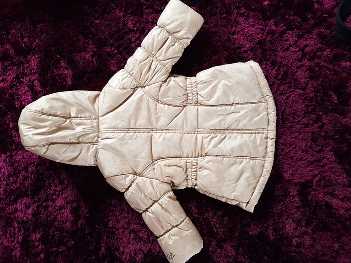 blouson Manteau bébé doudoune Catimini 18 mois beige - photo numéro 5