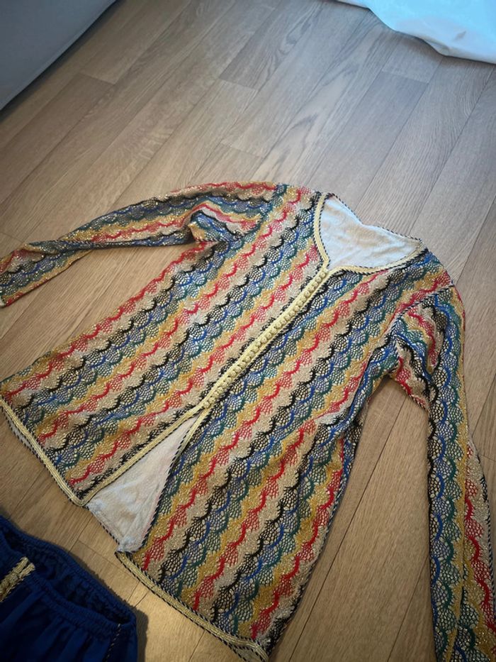 Robe caftan occasion taille du 34 au 38 comme comme Neuf - photo numéro 4