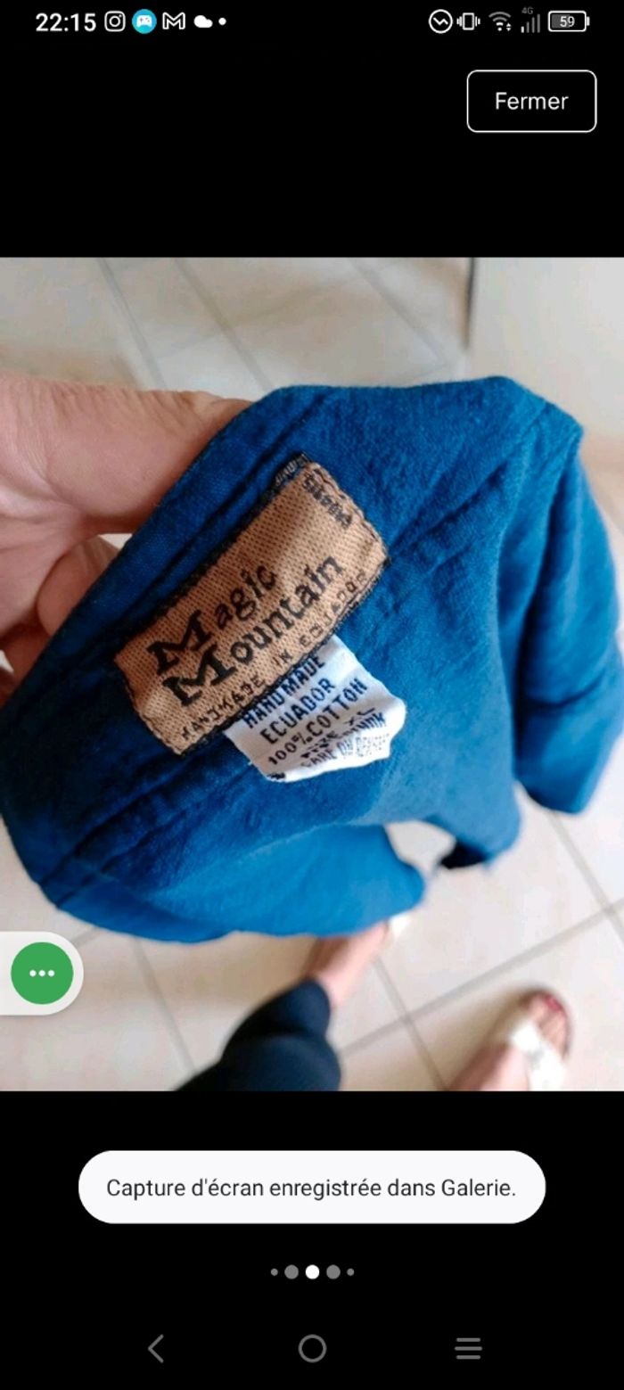 Liquette femme XL bleu marine c77 - photo numéro 9