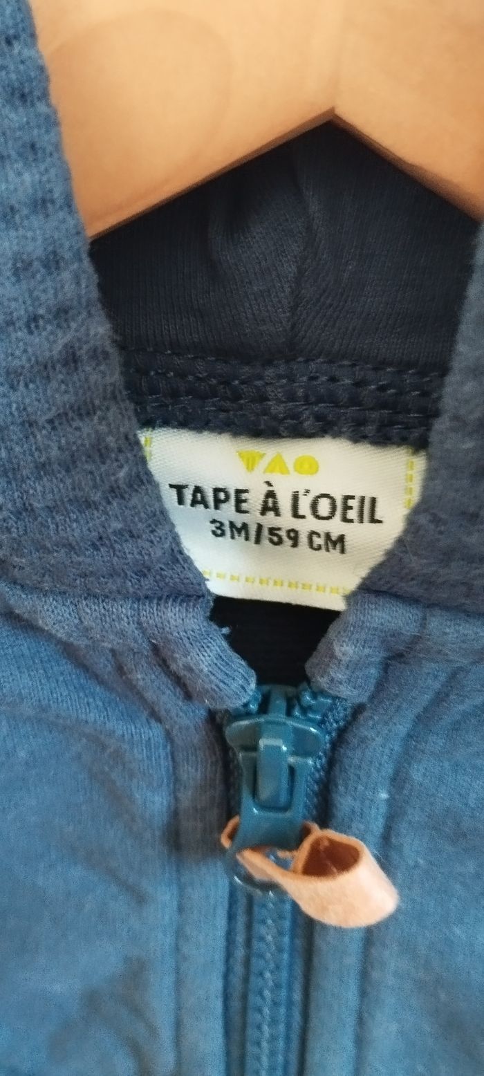 Gilet garçon 3 mois tape à l'oeil - photo numéro 3