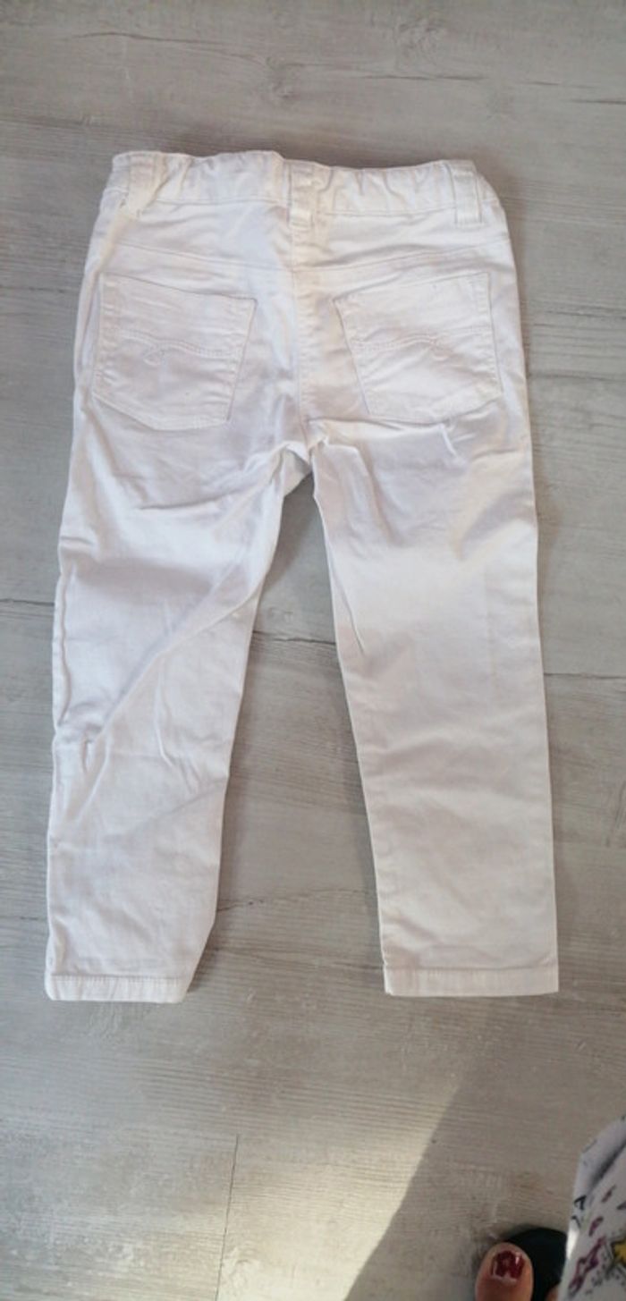 Pantalon blanc fille - photo numéro 2
