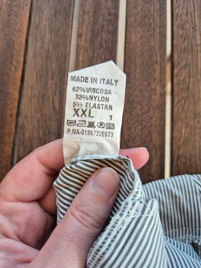 Pantalon rayé stretch T.42 - photo numéro 5