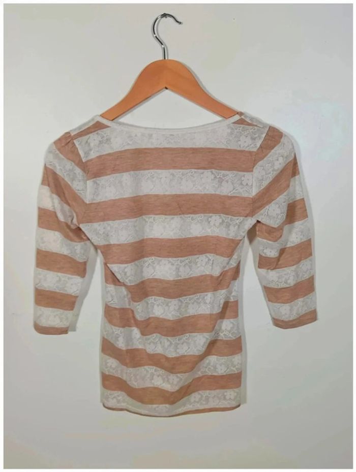 T-shirt rayures etam 36 - photo numéro 2