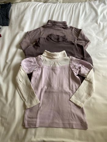 Lot de 3 tee-shirt col roulé