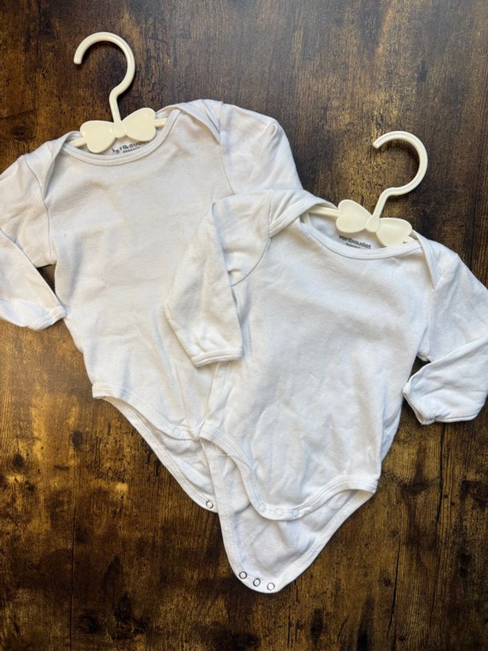 Lot 2 bodys blanc 3m