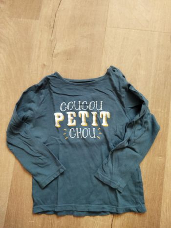 Tee shirt manche longue 3 ans