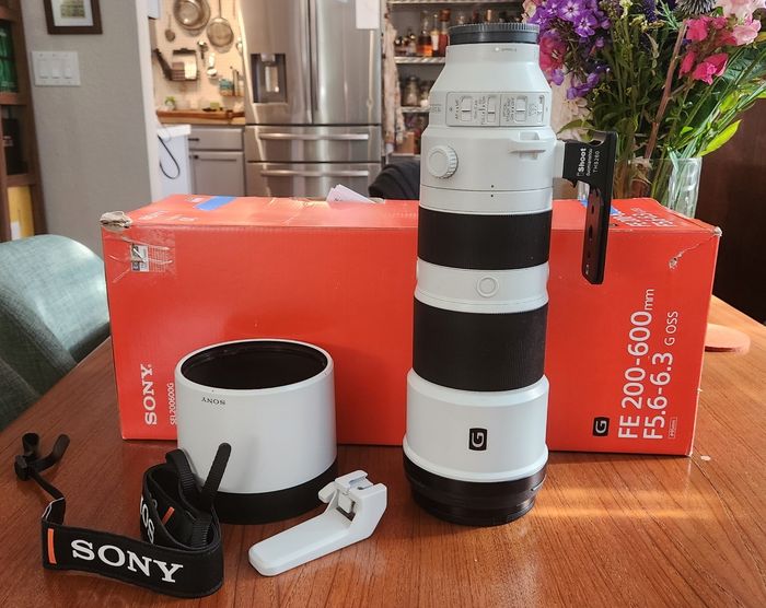 Téléobjectif zoom Sony FE 200-600 mm f/5,6-6,3 G OSS, rarement utilisé, très bon état