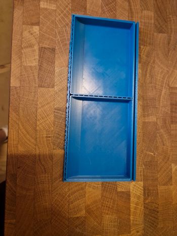 Boite mhm mathématique bleu avec défaut