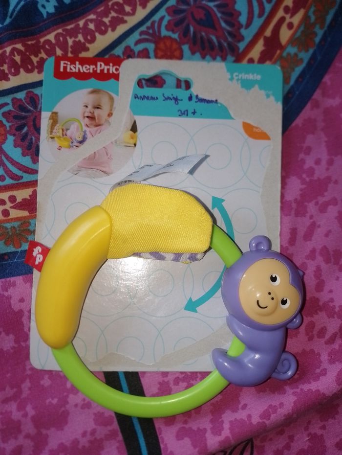 Anneau singe et banane Fisher Price
