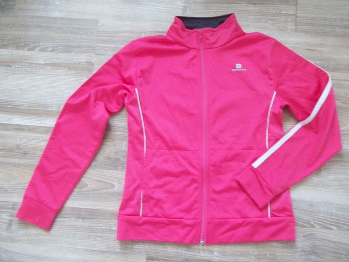 Veste de sport Domyos rose 12 ans