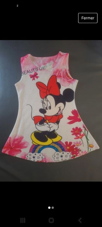 Robe Minnie 4 ans