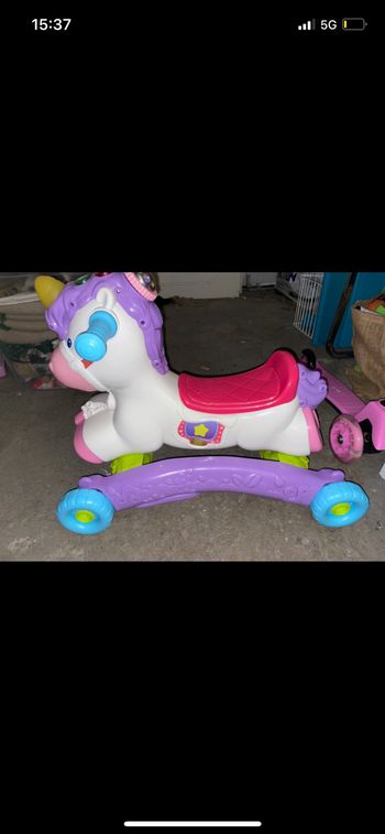 Licorne à bascule ou à roulette