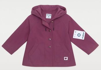 Veste coupe vent Suédine Lila 4 ans Mayoral