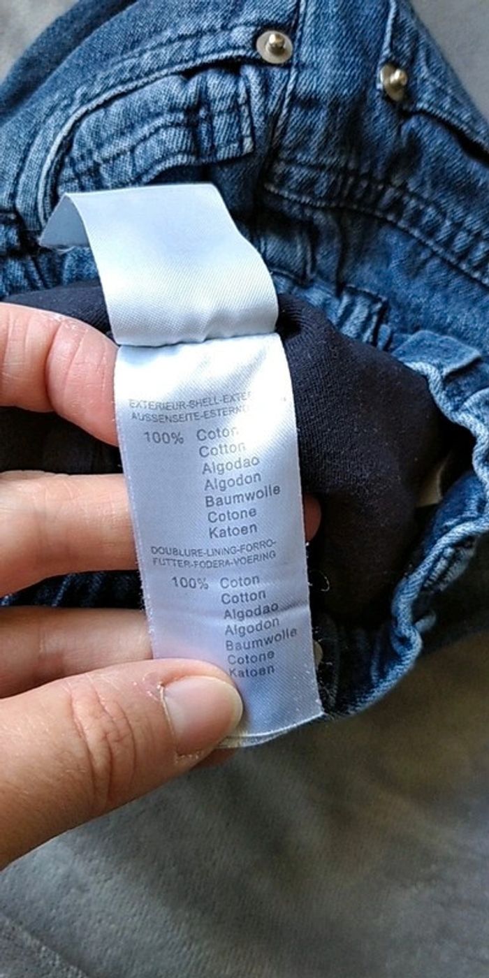Pantalon jeans Fille 9/12 mois 100% coton Verbaudet - photo numéro 9