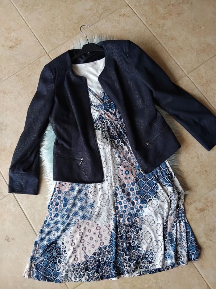 🧥 veste zippée femme 42 Janine Pauporté