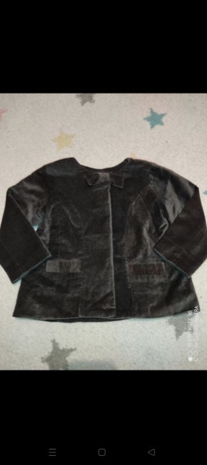 Veste habillée velours