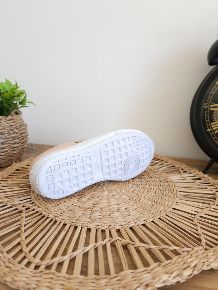 Baskets en toile Canvas Rose pâle Lacoste Pointure 32 - photo numéro 6
