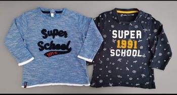 Lo de 2 tee-shirt ML 18 mois garçon Gémo