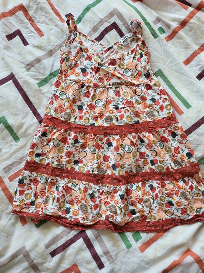 Robe débardeur motif fruité 8 ans