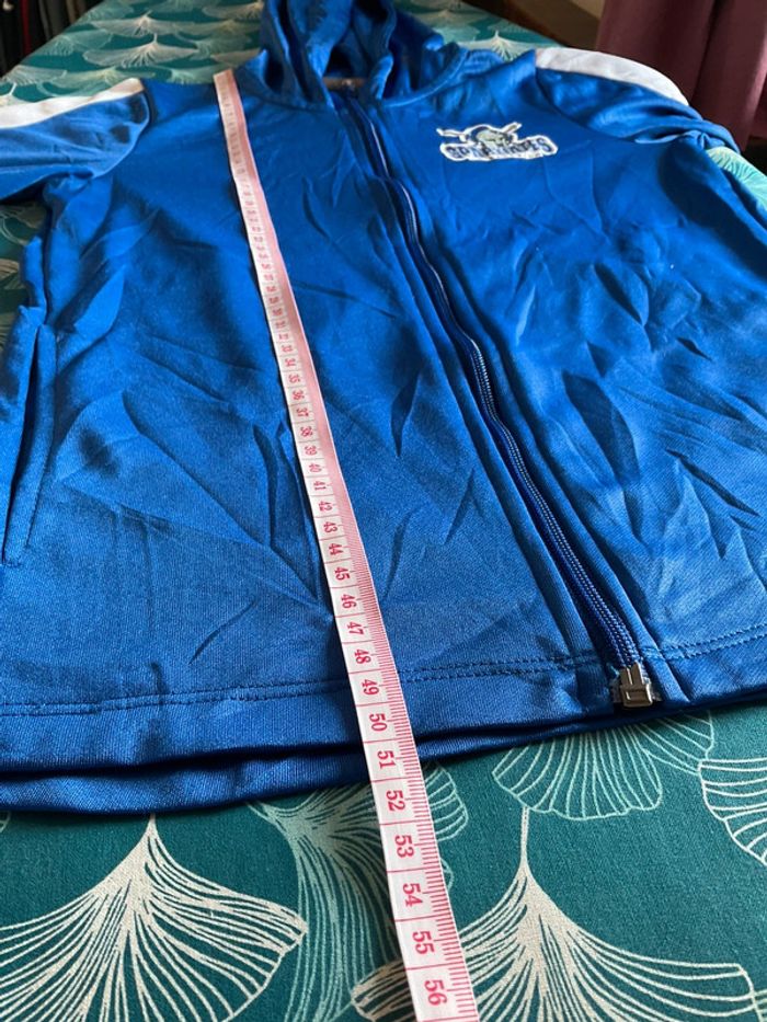 Veste de survêtement légère à capuche pour enfant Champion bleue roy taille 6/8ans 156 - photo numéro 11