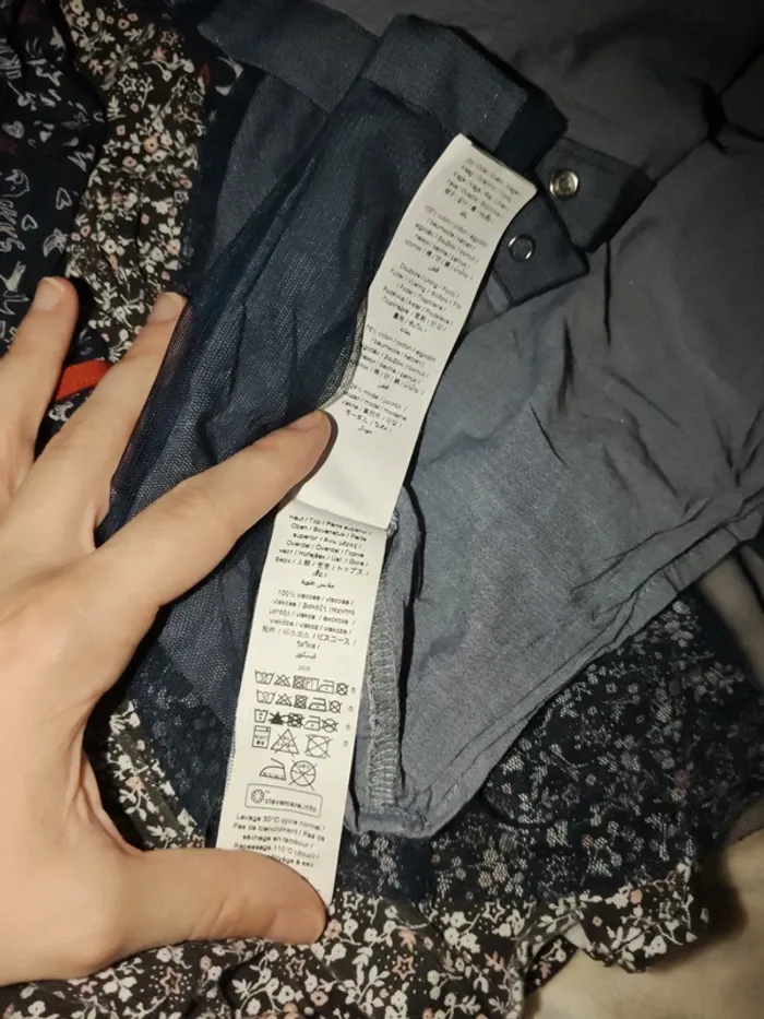 Lot de 2 robes IKKS 2 ans 86cm manches longues - photo numéro 8
