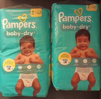 Couches Pampers baby_dry taille 2