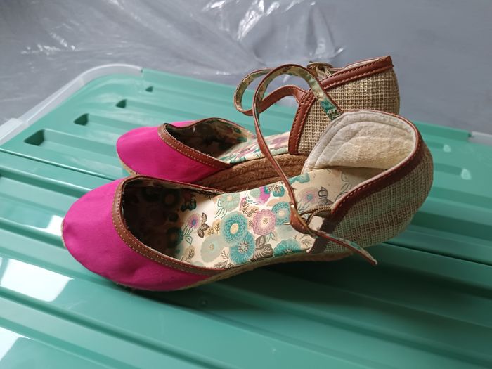 Sandales compensées femme - photo numéro 4