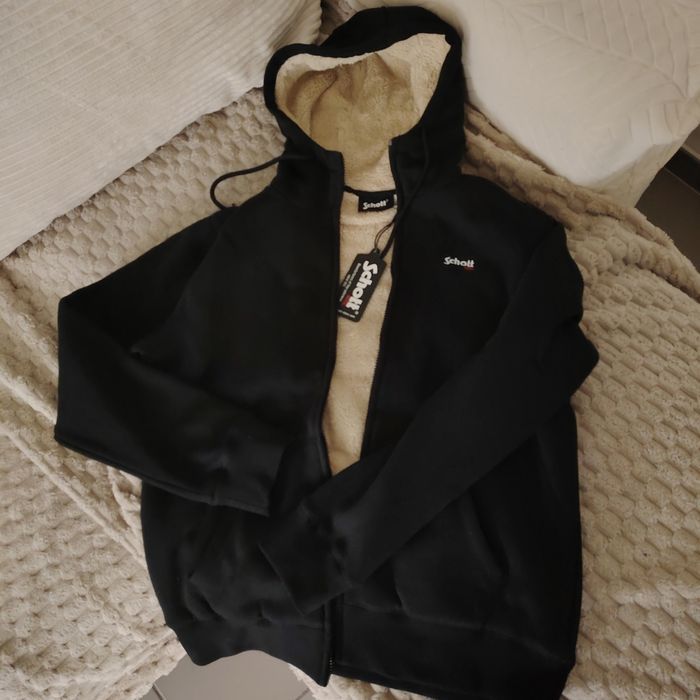 veste sweat zip polaire schott - photo numéro 2