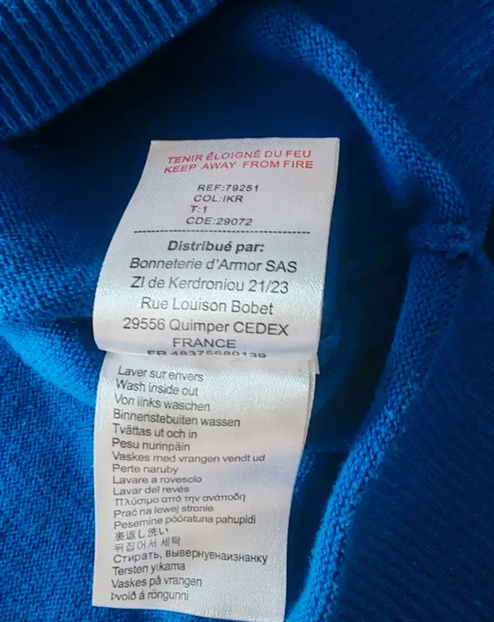 Pull léger femme Armor Lux Taille XS-S Coton - photo numéro 6