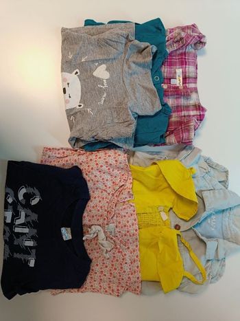 Lot 7 tee shirt 24 mois