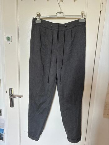 Pantalon carotte gris