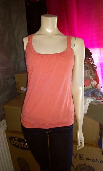 Débardeur corail état neuf