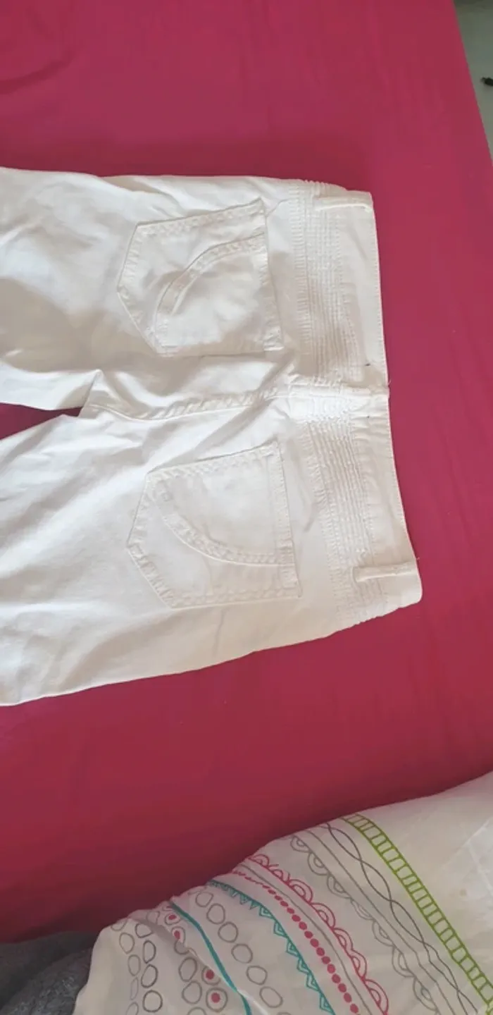 Pantalon/Skinny blanc neuf - photo numéro 6