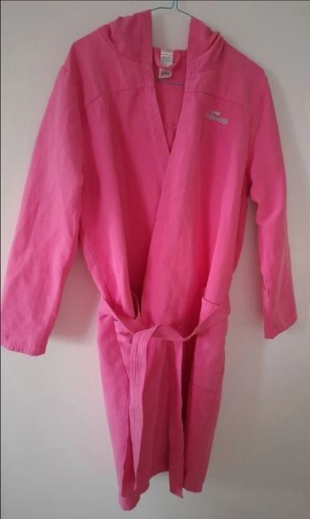 Peignoir de bain rose taille M