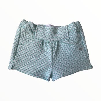 Short Tartine et Chocolat turquoise 18 mois TBE (26€)