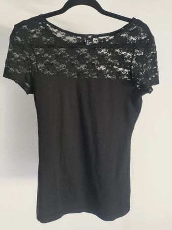 H&M t-shirt noir S