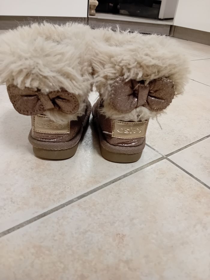 Bottines marron pailletté t.22 - photo numéro 2