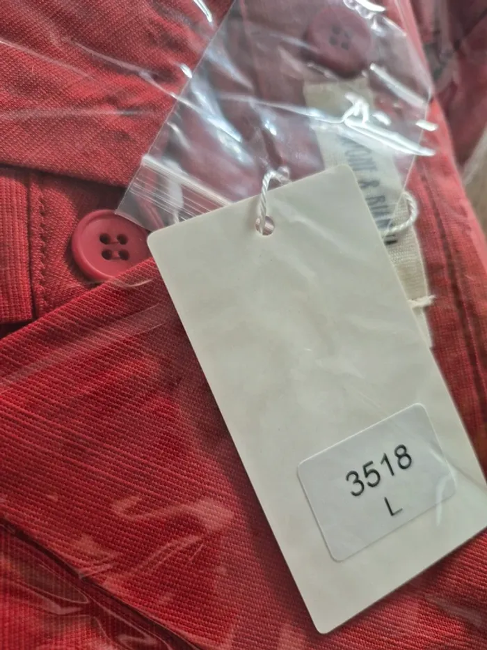 Combishort Brique Avec ceinture et poches Femme Taille L/40 - photo numéro 3