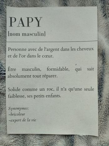 Affiche papy