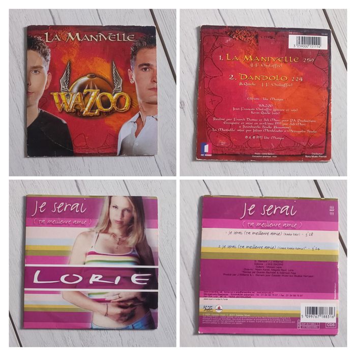 🎵 Lot de 15 CD 2 titres 🎵 - photo numéro 7