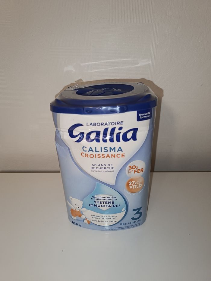 Boîte de lait GALLIA Calisma 3ème âge Neuve