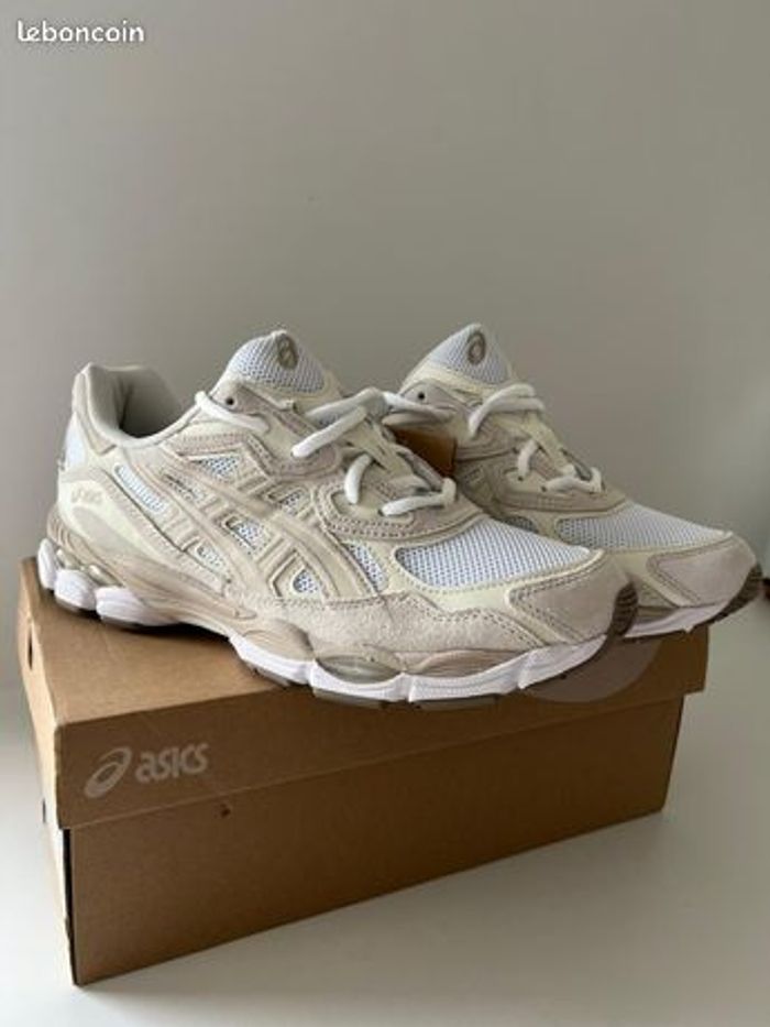 ASICS Gel NYC beige blanche Crème 41 - photo numéro 3